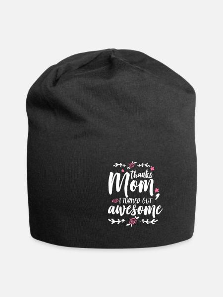 Mother self-confidence - Jersey Beanie - black