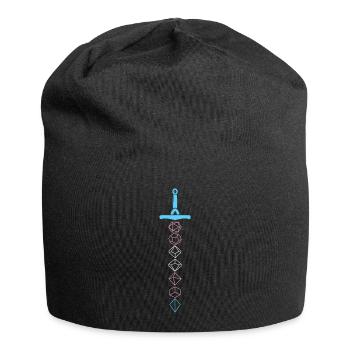 Transgender Schwert - Jersey-Beanie - Schwarz - Vorne