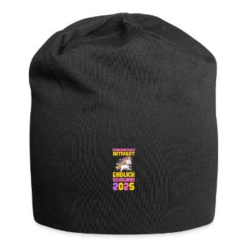 Kita Farewell First Grade School Enrollment 2025 - Jersey Beanie - black - Front