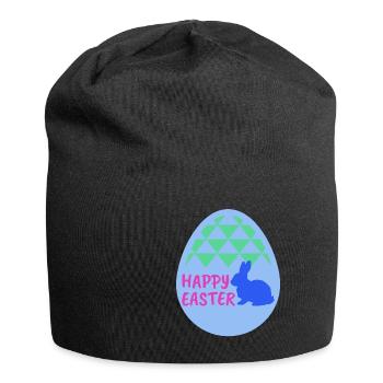 Joyeuses Pâques - Joyeuses Pâques - Bonnet en jersey - noir - Devant