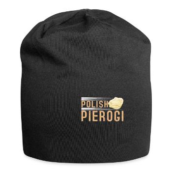 Polonais Pierogi Pologne Polska polonais - Bonnet en jersey - noir - Devant