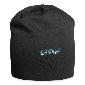 Que Pasa? Spanish saying Spain - Jersey Beanie - black - Front