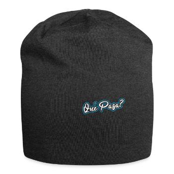 Que Pasa ? Phrase espagnole Espagne - Bonnet en jersey - charbon - Devant