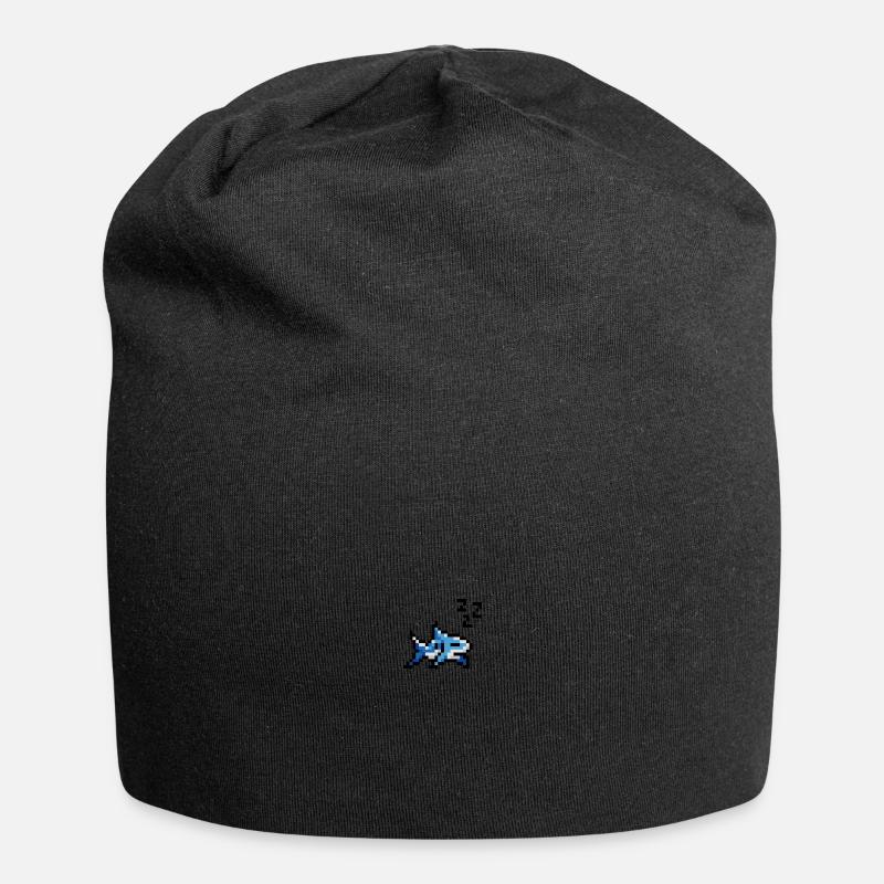 Hai - Jersey-Beanie - Schwarz