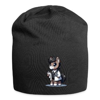Cute Horse Doctor - Jersey Beanie - black - Front