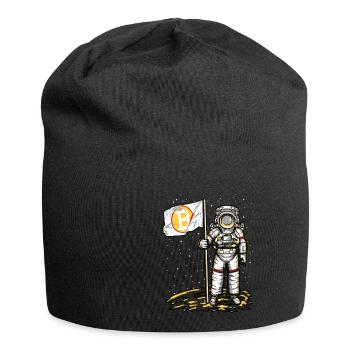 Bitcoin Astronaut To The Moon BTC Crpyto Bit Coin - Jersey Beanie - black - Front
