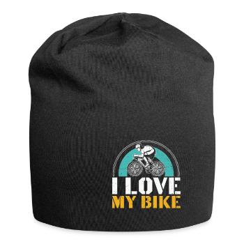 I Love my Bike Funny Bike Riding Cycling - Jersey-Beanie - Schwarz - Vorne