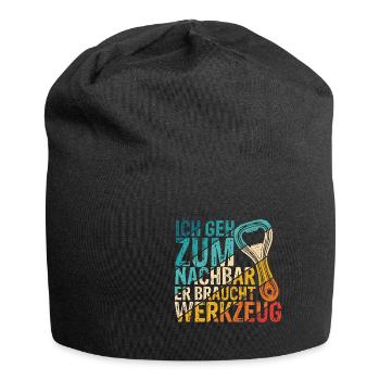 Einweihungsparty Bier Umzug Geschenk für Lieblings - Jersey-Beanie - Schwarz - Vorne