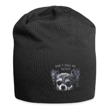 Chihuahua 01 - Jersey Beanie - black - Front
