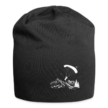 Parachutiste Parachutiste Cadeau Parapente - Bonnet en jersey - noir - Devant