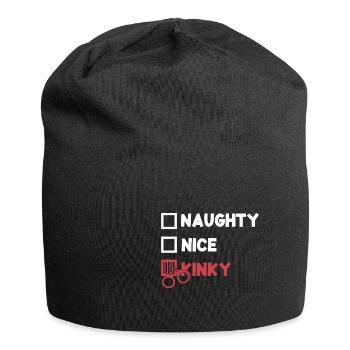 Naughty Nice Kinky - Bondage BDSM pour Dom et Sous - Bonnet en jersey - noir - Devant