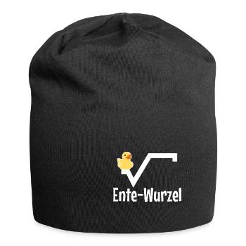 Entewurzel Mathe Mathematik Mathelehrer Lustig - Jersey-Beanie - Schwarz - Vorne