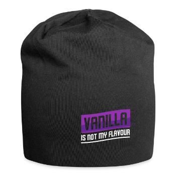 Vanilla Is Not My Flavour BDSM Adult Bedroom Kinky - Jersey-Beanie - Schwarz - Vorne