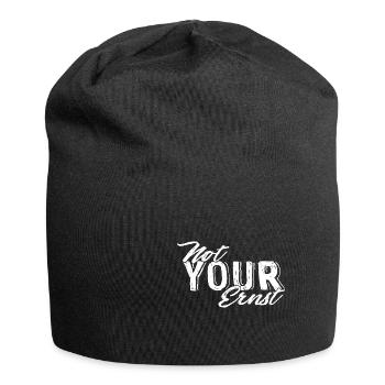 Not Your Ernst Nicht dein Ernst Denglisch als Gesc - Jersey-Beanie - Schwarz - Vorne