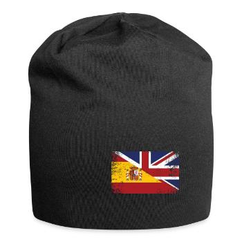 Inglaterra España Bandera Inglesa Gran Bretaña - Jersey Beanie - black - Front