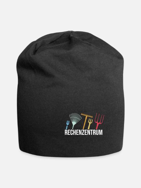 RECHENZENTRUM Gartenbau Gartenarbeiter Hobbygärtne - Jersey-Beanie - Schwarz