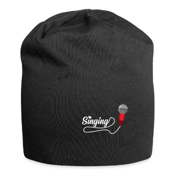 To sing - Jersey Beanie - black - Front