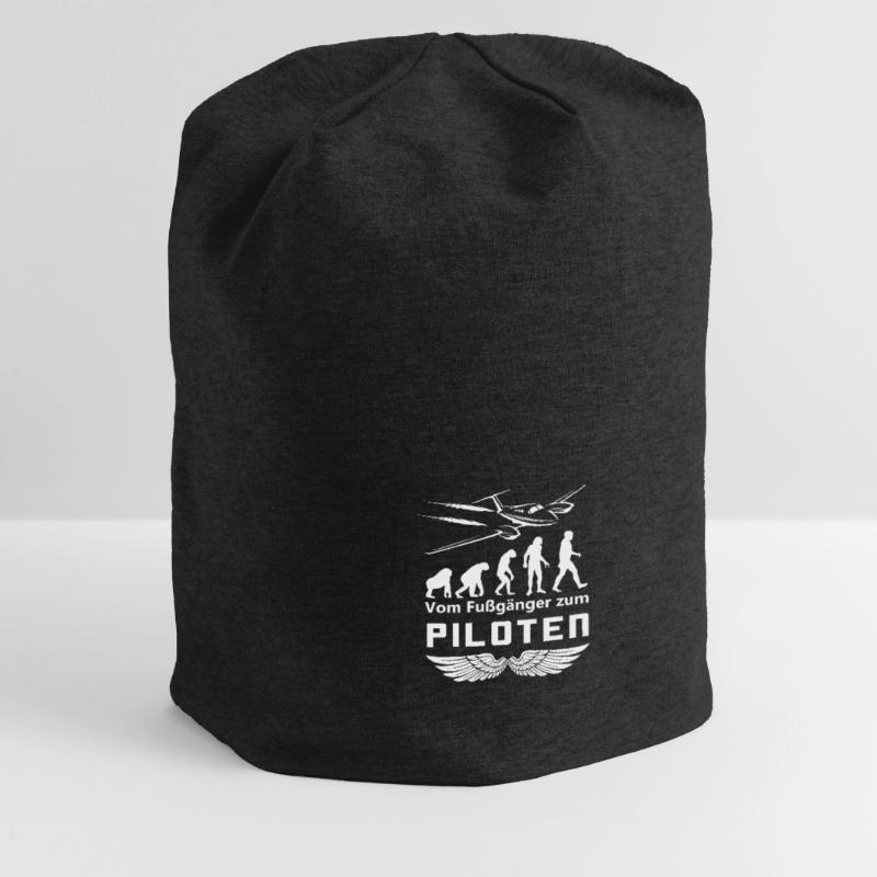 Pilot Piloten Evolution Geschenk Jersey-Beanie