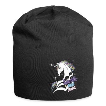 SPARKLE AND SHINE - Jersey-Beanie - Schwarz - Vorne