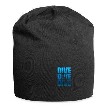 DIVE DIVE DIVE - Jersey-Beanie - Schwarz - Vorne