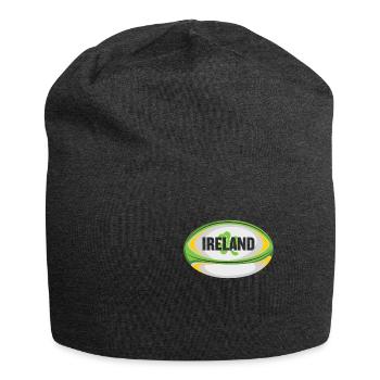 Ireland Rugby product - Irish Flag Rugby Football - Jersey Beanie - charcoal grey - Front