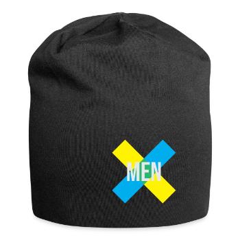 hommes - Bonnet en jersey - noir - Devant