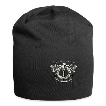 Crucified Skinhead-Produkt für antirassistischen Trojaner - Jersey-Beanie - Schwarz - Vorne