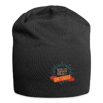 Die weltweit besten Barkeeper - Jersey-Beanie - Schwarz - Vorne