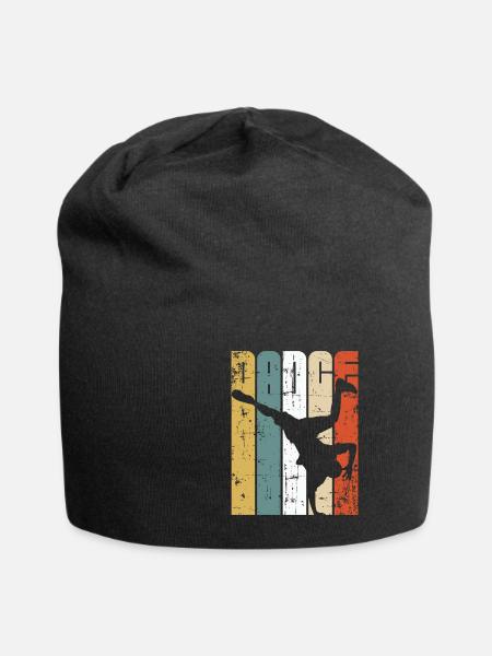 Breaker - Jersey-Beanie - Schwarz