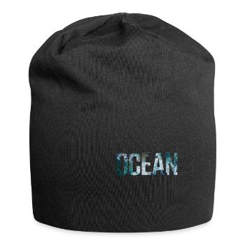 océan - Bonnet en jersey - noir - Devant