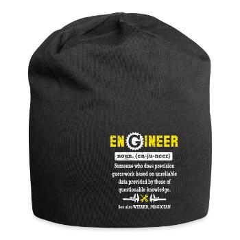 Ingénierie de l’ingénierie électrique Ingénieur électricien - Bonnet en jersey - noir - Devant