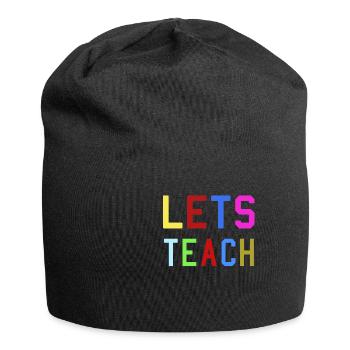 Lehrer - Jersey-Beanie - Schwarz - Vorne