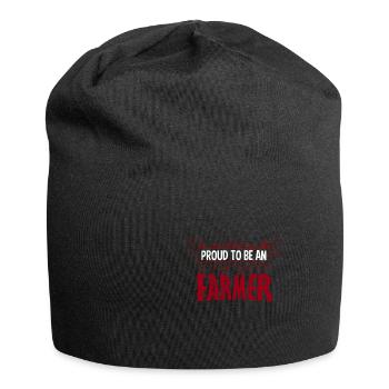Proud to be a farmer - Jersey Beanie - black - Front