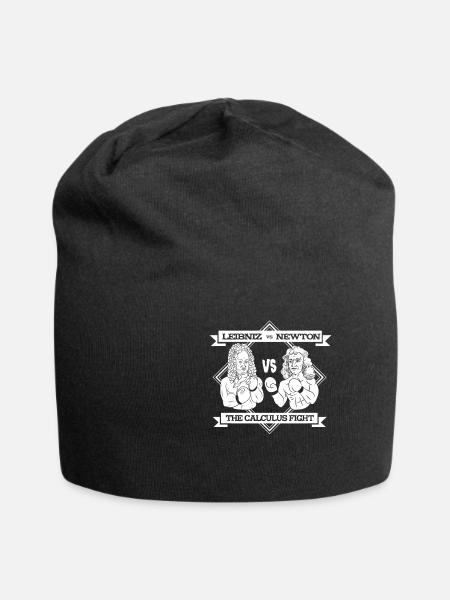 The Culculus Fight Newton vs. Leibniz T-Shirt - Jersey Beanie - black