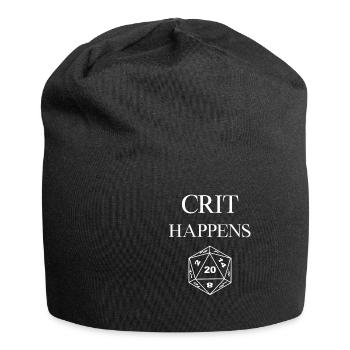 Crit arrive! - Bonnet en jersey - noir - Devant