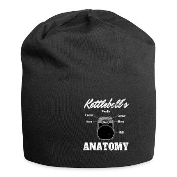 Kettlebell Anatomy T-Shirt - Jersey-Beanie - Schwarz - Vorne