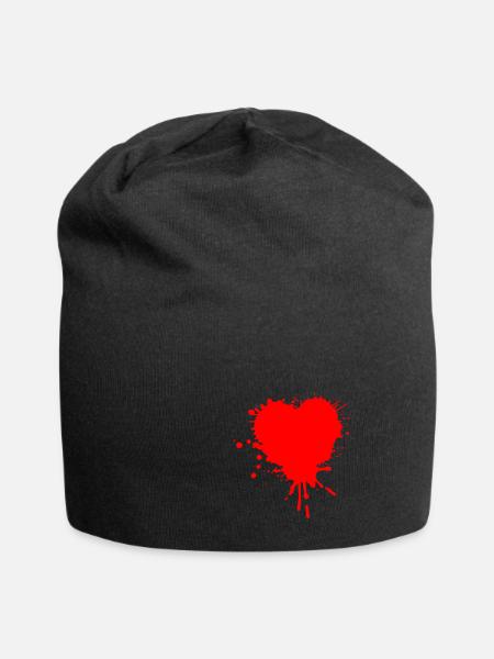 Love Art T-Shirt - Jersey Beanie - black