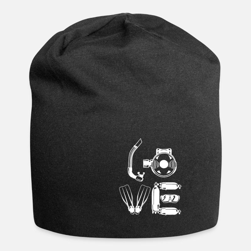 Diving Diver Diving Gift - Jersey Beanie - black