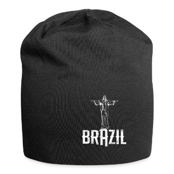 Brésil Cristo Rédempteur Rio de Janeiro Christ - Bonnet en jersey - noir - Devant