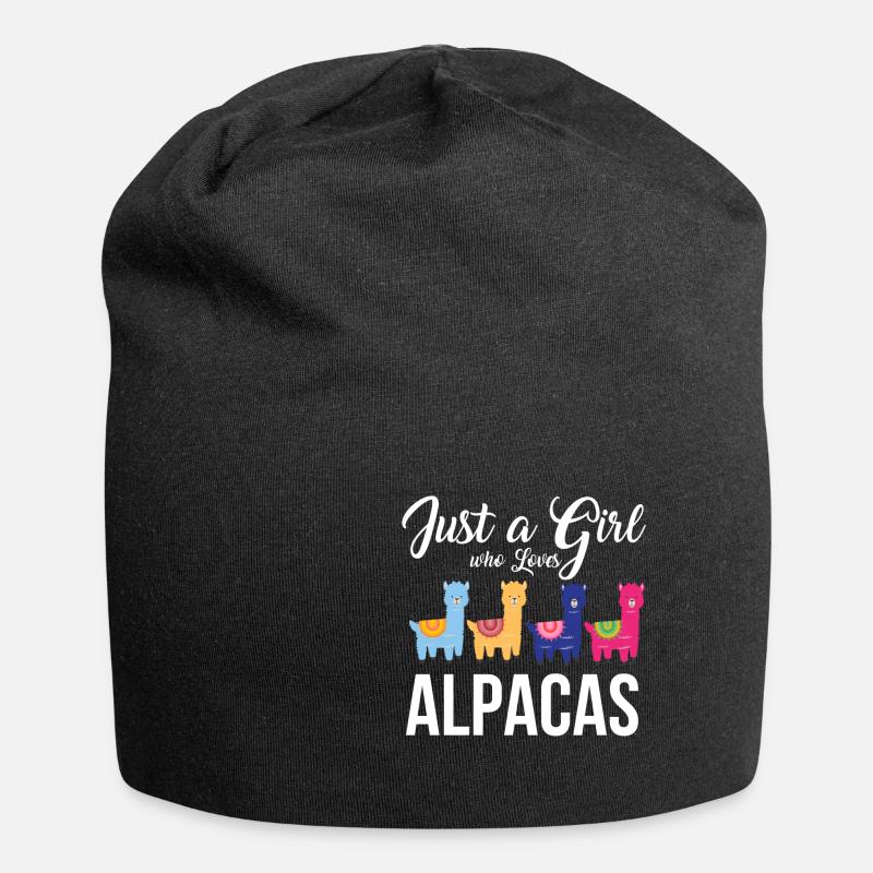 alpaca - Jersey Beanie - black
