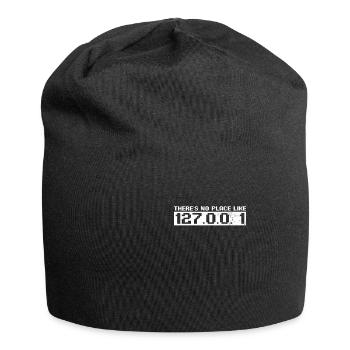 Computer Programming No Place Like 127.0.0.1 Gift - Jersey Beanie - black - Front