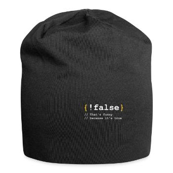 False Geschenk für Informatiker - Jersey-Beanie - Schwarz - Vorne