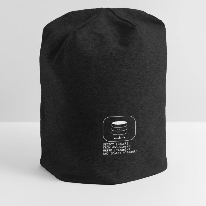 Code Datenbank SQL Sarkasmus Entwickler Geschenk Jersey-Beanie