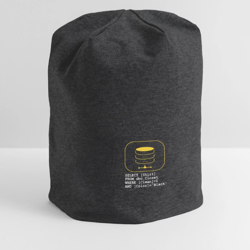 Code de base de données SQL Sarcasm Developer Gift Bonnet en jersey