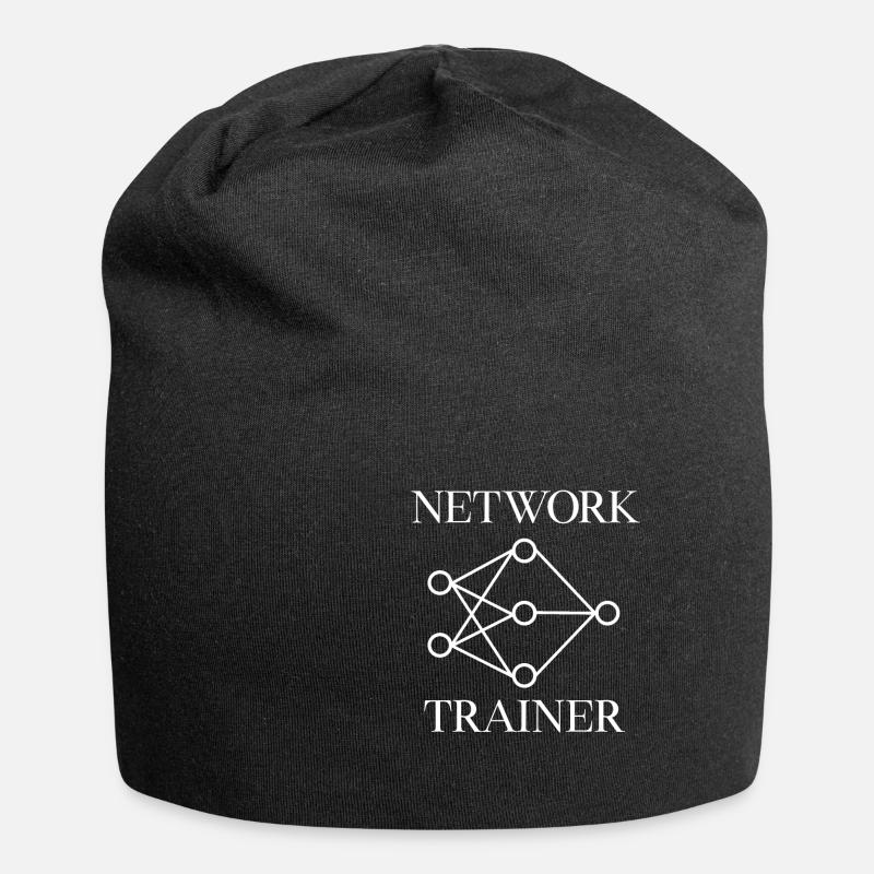 Network Trainer | Künstliche Intelligenz - Jersey-Beanie - Schwarz