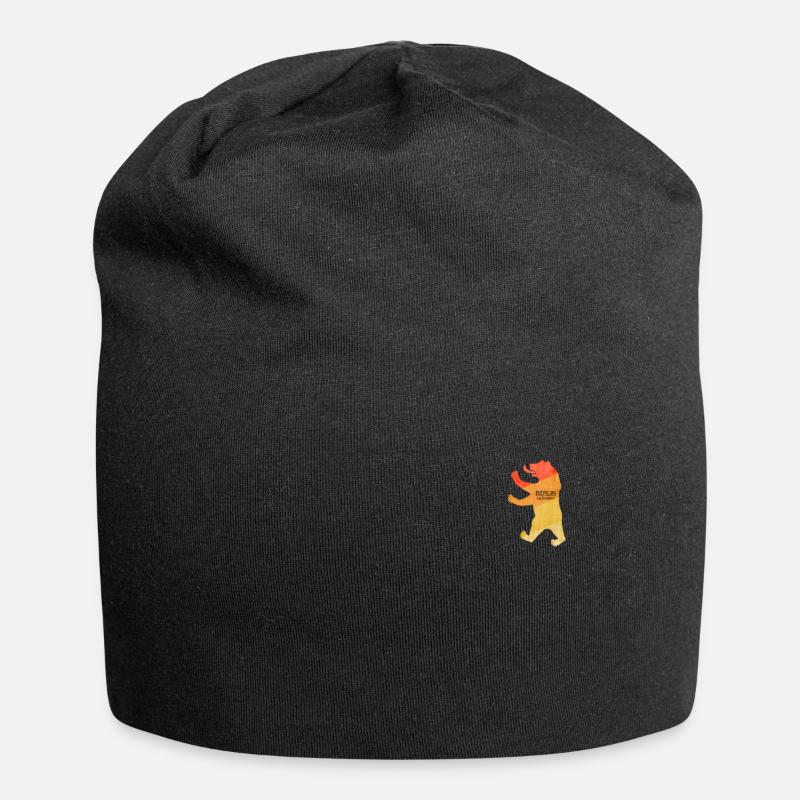 BERLIN BERLINER BÄR - Jersey-Beanie - Schwarz