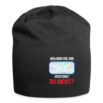 Which part do not you understand? - Ice Hockey, Ice - Jersey Beanie - black - Front