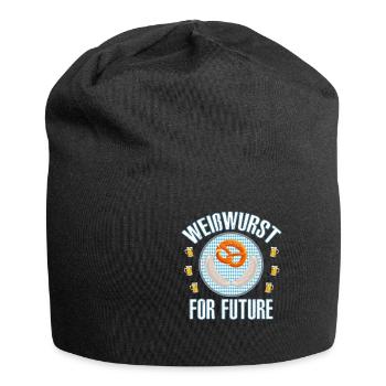 Weisswurst For Future Bayern lustig Geschenk - Jersey-Beanie - Schwarz - Vorne