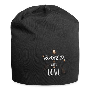 WEIHNACHTSBÄCKEREI SCHÖNE WEIHNACHTSSPRÜCHE - Jersey-Beanie - Schwarz - Vorne