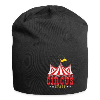 Circus Staff , Cirque MItarbeiter, Manège Libre - Bonnet en jersey - noir - Devant
